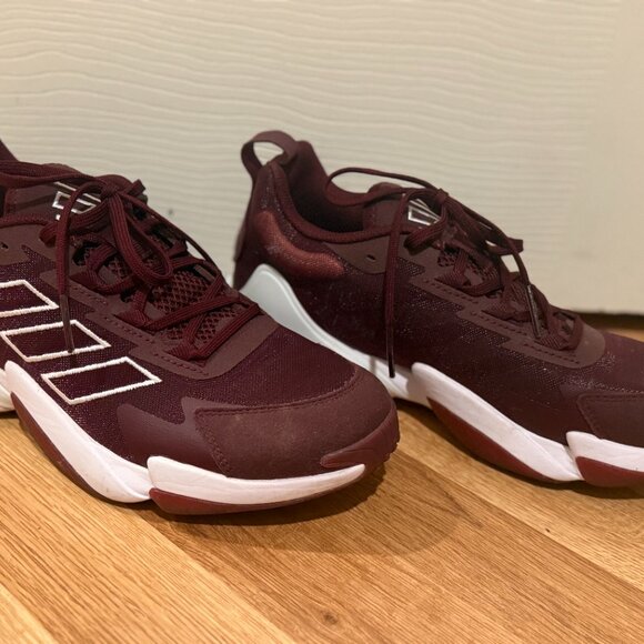 Adidas Impact FLX II (burgundy with original box) men's size 8 - Picture 6 of 9